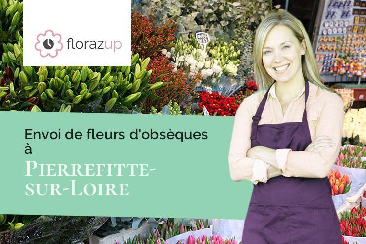 compositions de fleurs pour des funérailles à Pierrefitte-sur-Loire (Allier/03470)