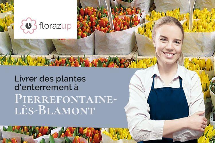 bouquets de fleurs pour un deuil à Pierrefontaine-lès-Blamont (Doubs/25310)