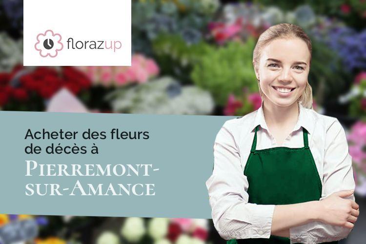 coeurs de fleurs pour des funérailles à Pierremont-sur-Amance (Haute-Marne/52500)