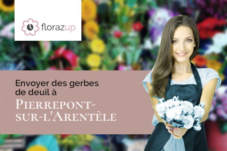 couronnes florales pour des funérailles à Pierrepont-sur-l'Arentèle (Vosges/88600)