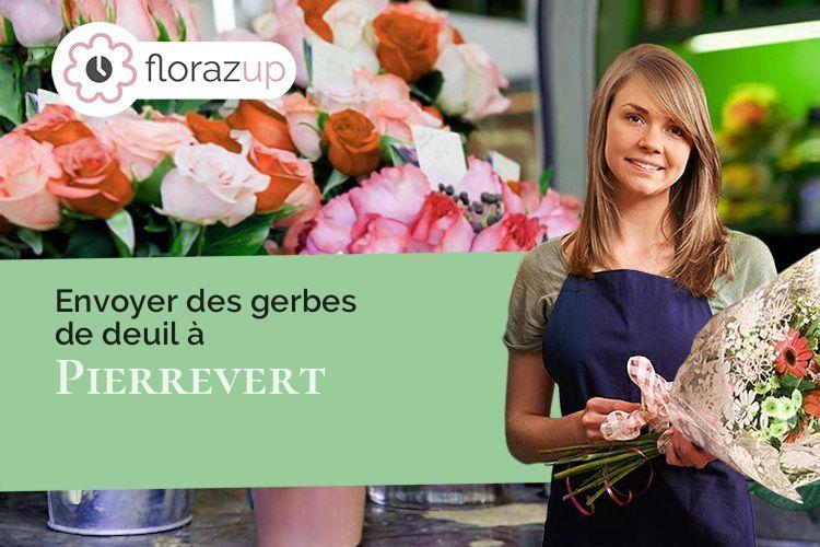 gerbes de fleurs pour des obsèques à Pierrevert (Alpes-de-Haute-Provence/04860)