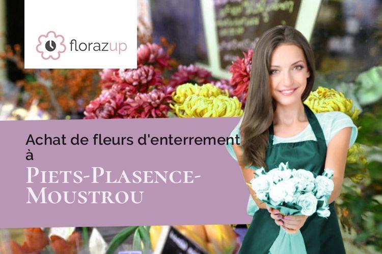 couronnes florales pour une crémation à Piets-Plasence-Moustrou (Pyrénées-Atlantiques/64410)