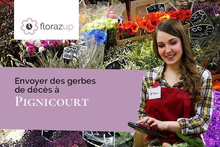 créations florales pour une crémation à Pignicourt (Aisne/02190)
