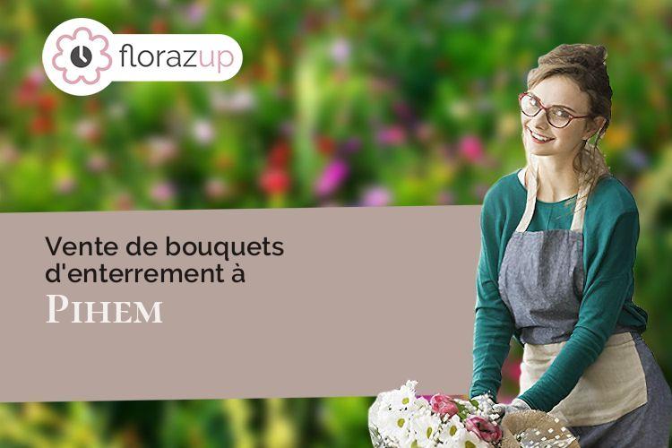 créations de fleurs pour des obsèques à Pihem (Pas-de-Calais/62570)