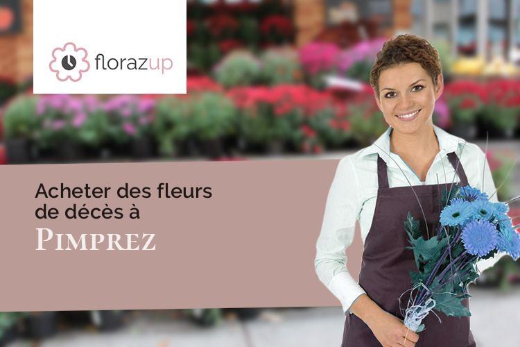 gerbes de fleurs pour des funérailles à Pimprez (Oise/60170)
