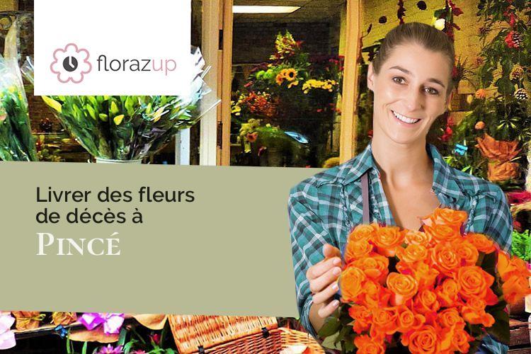 couronnes florales pour une crémation à Pincé (Sarthe/72300)