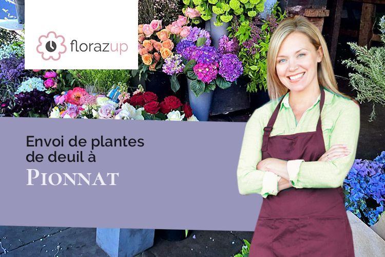 bouquets de fleurs pour des obsèques à Pionnat (Creuse/23140)