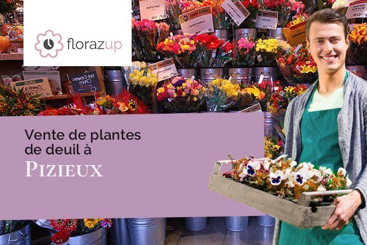 coupes de fleurs pour des funérailles à Pizieux (Sarthe/72600)