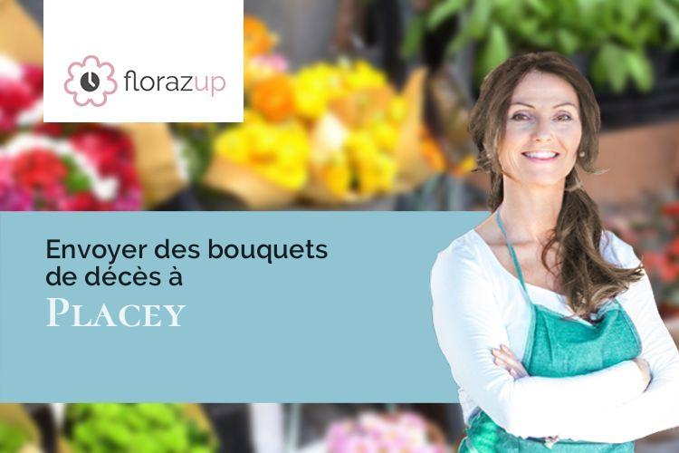 fleurs deuil pour des funérailles à Placey (Doubs/25170)