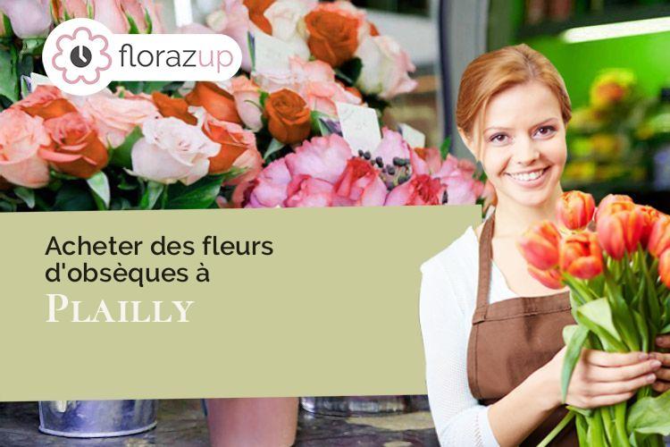 créations de fleurs pour un enterrement à Plailly (Oise/60128)