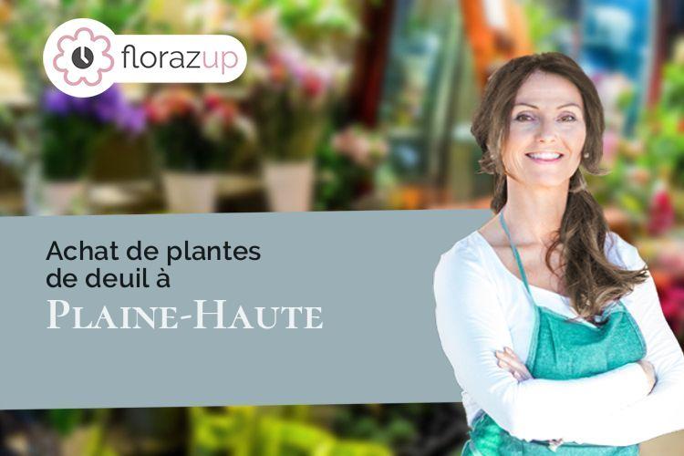 couronnes de fleurs pour une crémation à Plaine-Haute (Côtes-d'Armor/22800)
