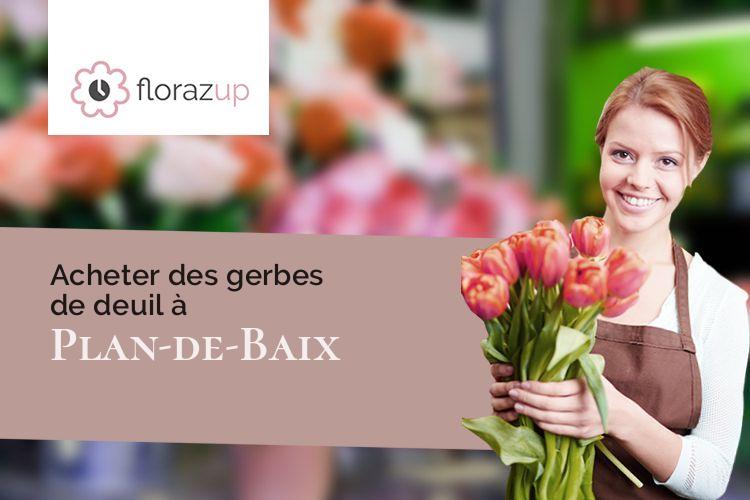 bouquets de fleurs pour un enterrement à Plan-de-Baix (Drôme/26400)