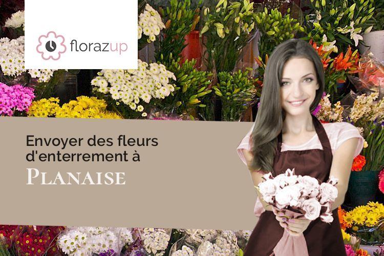compositions de fleurs pour un décès à Planaise (Savoie/73800)