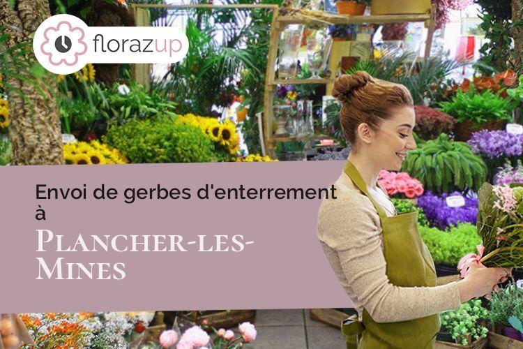coupes de fleurs pour des funérailles à Plancher-les-Mines (Haute-Saône/70290)