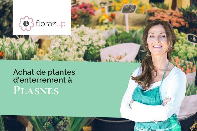 compositions de fleurs pour un décès à Plasnes (Eure/27300)