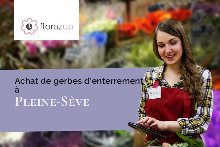 créations de fleurs pour un enterrement à Pleine-Sève (Seine-Maritime/76460)