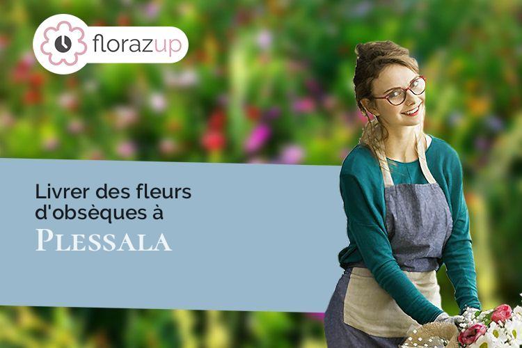 fleurs deuil pour un deuil à Plessala (Côtes-d'Armor/22330)