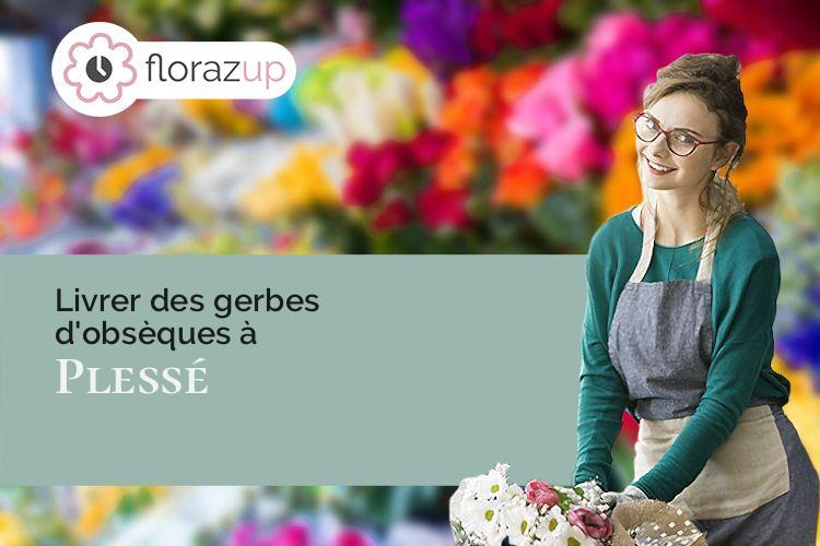 gerbes de fleurs pour un décès à Plessé (Loire-Atlantique/44630)