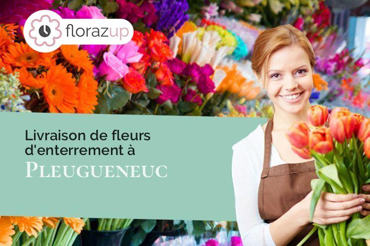 couronnes florales pour un décès à Pleugueneuc (Ille-et-Vilaine/35720)