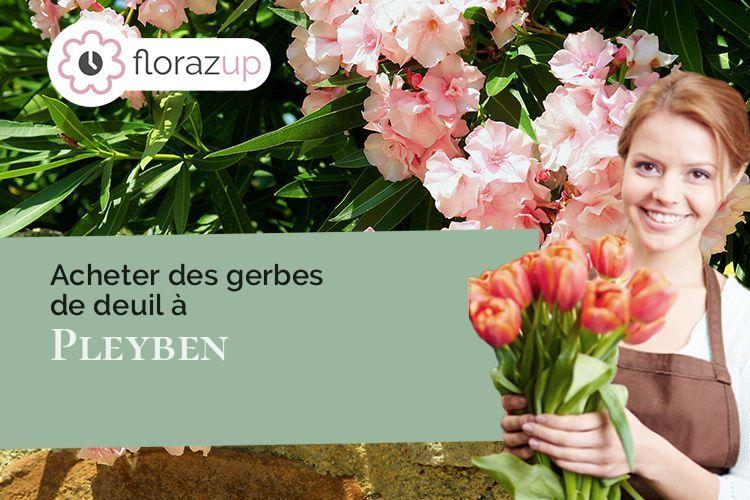bouquets de fleurs pour un décès à Pleyben (Finistère/29190)