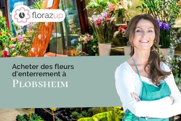 compositions de fleurs pour une crémation à Plobsheim (Bas-Rhin/67115)