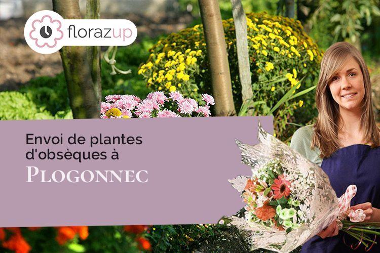 compositions florales pour un enterrement à Plogonnec (Finistère/29180)