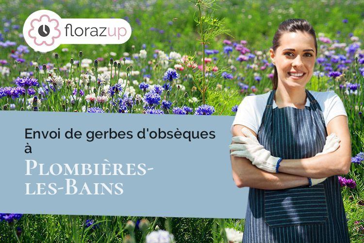 couronnes florales pour une crémation à Plombières-les-Bains (Vosges/88370)