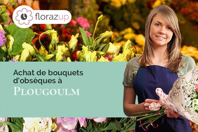 compositions florales pour une crémation à Plougoulm (Finistère/29250)