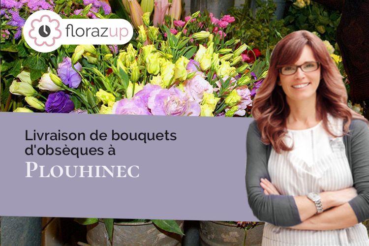 compositions de fleurs pour un décès à Plouhinec (Finistère/29780)