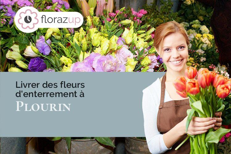bouquets de fleurs pour un deuil à Plourin (Finistère/29830)