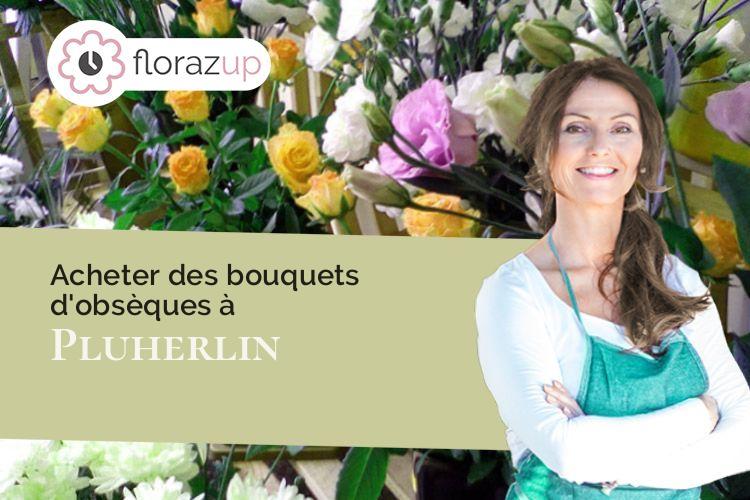 créations florales pour des obsèques à Pluherlin (Morbihan/56220)