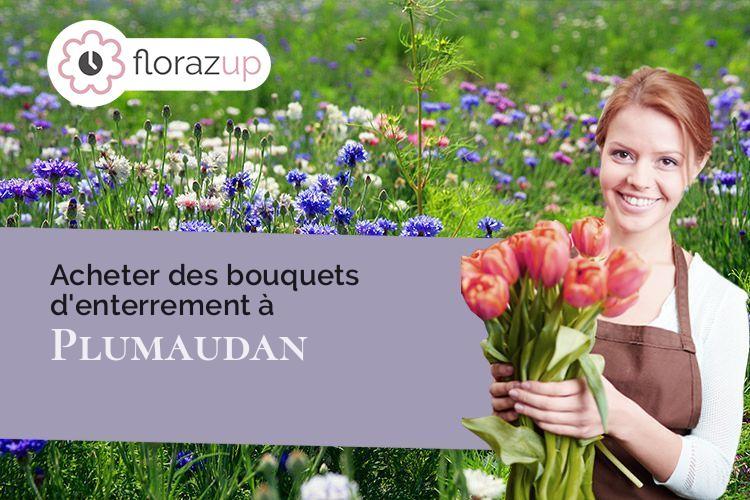 compositions de fleurs pour un décès à Plumaudan (Côtes-d'Armor/22350)