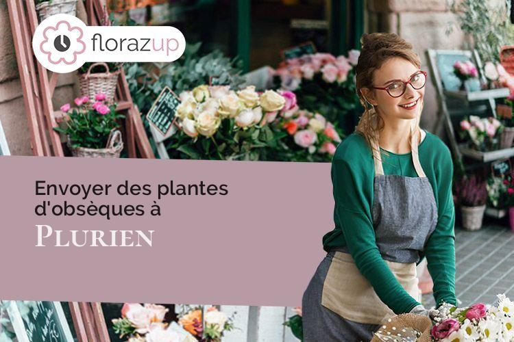 compositions de fleurs pour un deuil à Plurien (Côtes-d'Armor/22240)