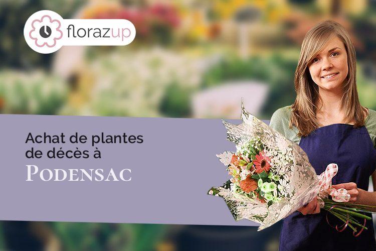 compositions de fleurs pour une crémation à Podensac (Gironde/33720)