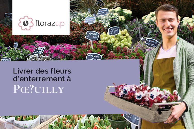 bouquets de fleurs pour des funérailles à Pœ?uilly (Somme/80240)