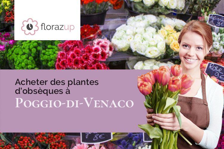 coeurs de fleurs pour un décès à Poggio-di-Venaco (Corse/20250)