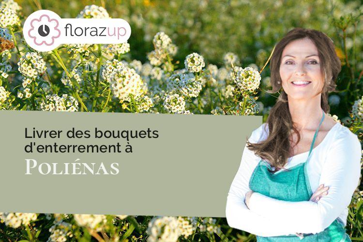 créations florales pour un décès à Poliénas (Isère/38210)
