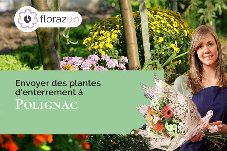 compositions de fleurs pour un deuil à Polignac (Haute-Loire/43770)
