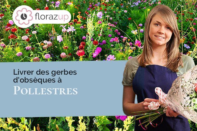 créations de fleurs pour des obsèques à Pollestres (Pyrénées-Orientales/66450)