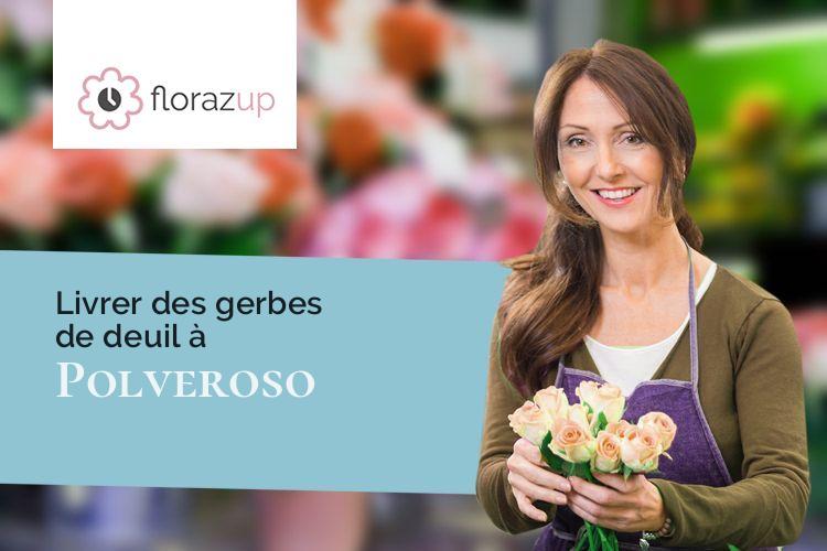 créations de fleurs pour des obsèques à Polveroso (Corse/20229)