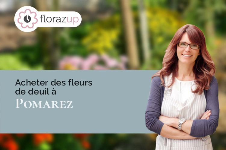 bouquets de fleurs pour un deuil à Pomarez (Landes/40360)