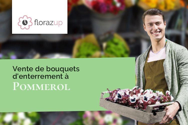 créations de fleurs pour un décès à Pommerol (Drôme/26470)