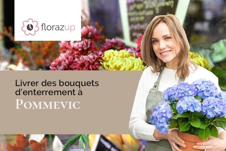 coeurs de fleurs pour des obsèques à Pommevic (Tarn-et-Garonne/82400)