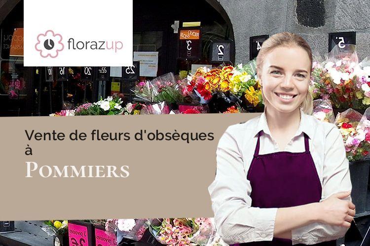 bouquets de fleurs pour un deuil à Pommiers (Indre/36190)