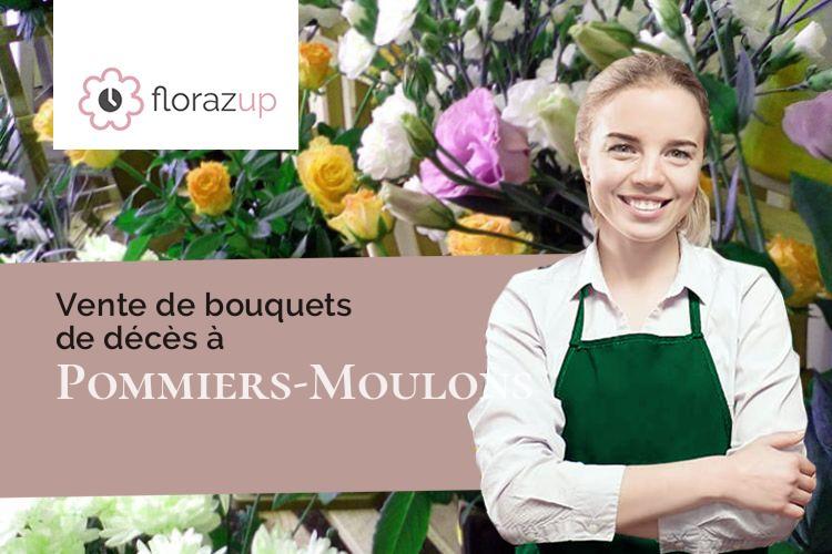 compositions de fleurs pour des obsèques à Pommiers-Moulons (Charente-Maritime/17130)