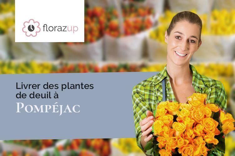 bouquets de fleurs pour des obsèques à Pompéjac (Gironde/33730)