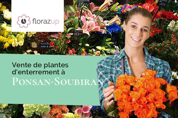 bouquets de fleurs pour des obsèques à Ponsan-Soubiran (Gers/32300)