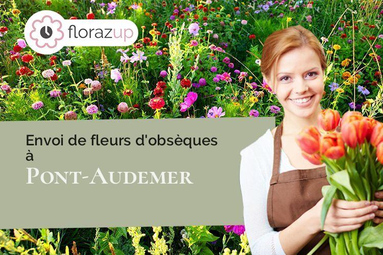 bouquets de fleurs pour un deuil à Pont-Audemer (Eure/27500)
