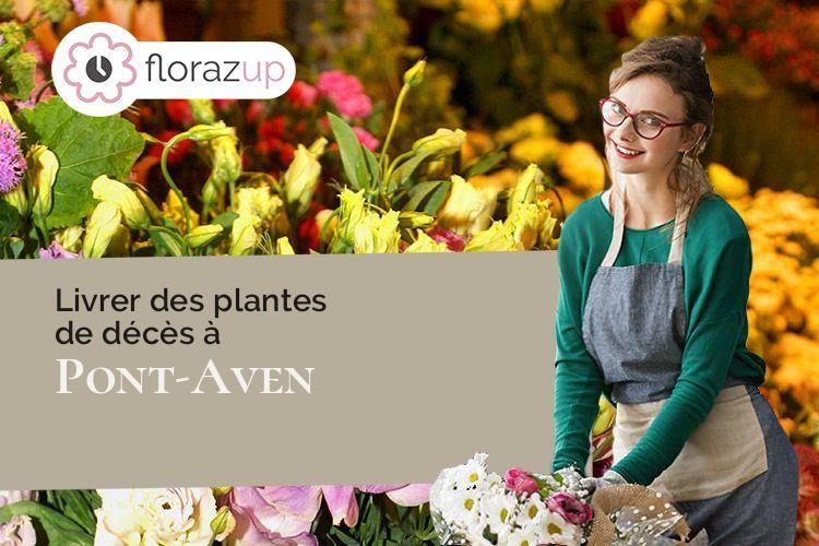 créations florales pour un décès à Pont-Aven (Finistère/29930)