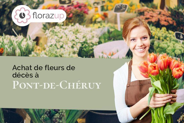 compositions florales pour un enterrement à Pont-de-Chéruy (Isère/38230)